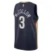 CJ McCollum, New Orleans Pelicans, Edición de Ícono, Azul Marino