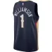 Zion Williamson, New Orleans Pelicans, Edición Icóno, Azul Marino