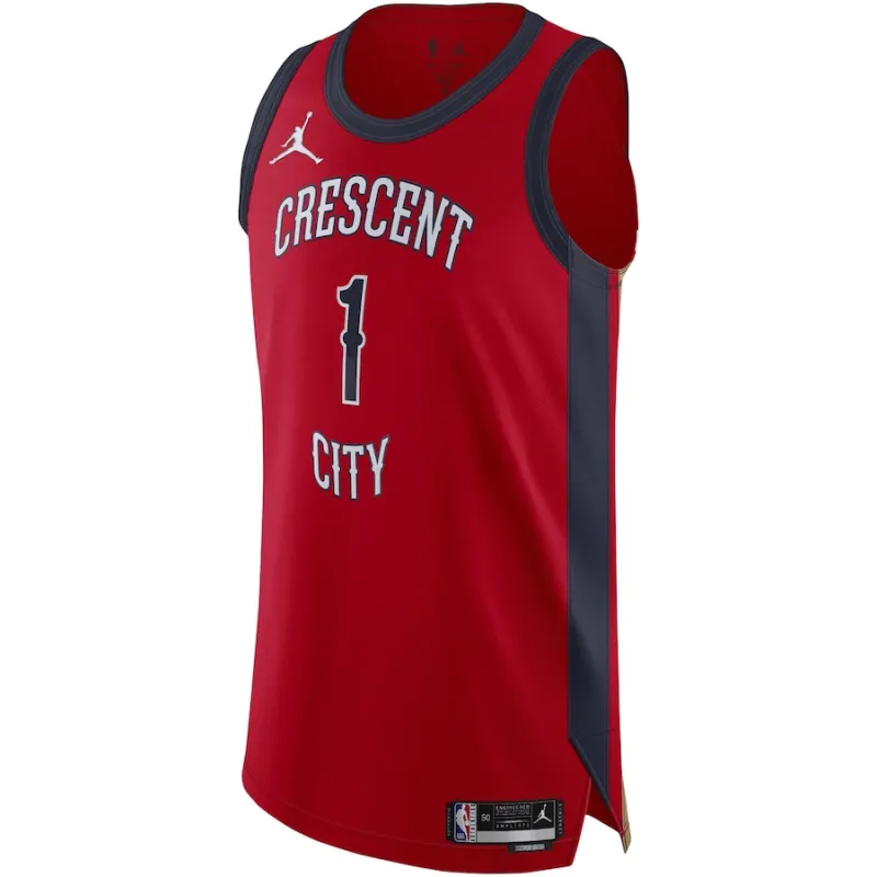 Zion Williamson, New Orleans Pelicans, Statement Edition, Red