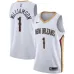 Zion Williamson, New Orleans Pelicans, Édition Association 2019/2020, Blanc