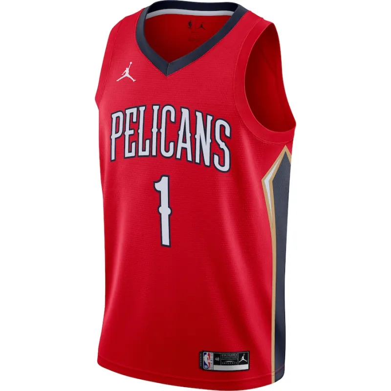 Zion Williamson, New Orleans Pelicans, Édition Statement 2020/21, Rouge