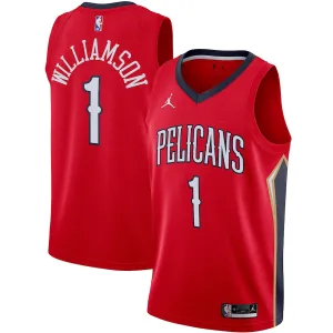 Zion Williamson, New Orleans Pelicans, 2020/21 Statement Edition, Red