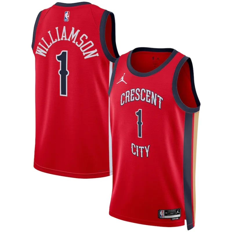 Zion Williamson, New Orleans Pelicans, Edizione Statement, Rosso