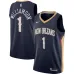 Zion Williamson, New Orleans Pelicans, Edizione Icon, Blu marinaio