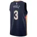 New Orleans Pelicans Jordan Poole Swingman Jersey - Icon Edition - Navy Blue