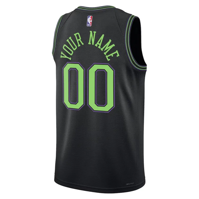 New Orleans Pelicans 2025/26 Maglia Swingman Edizione Città Unisex - Nero