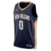 New Orleans Pelicans Jeremiah Felton Swingman Jersey - Icon Edition - Navy Blue
