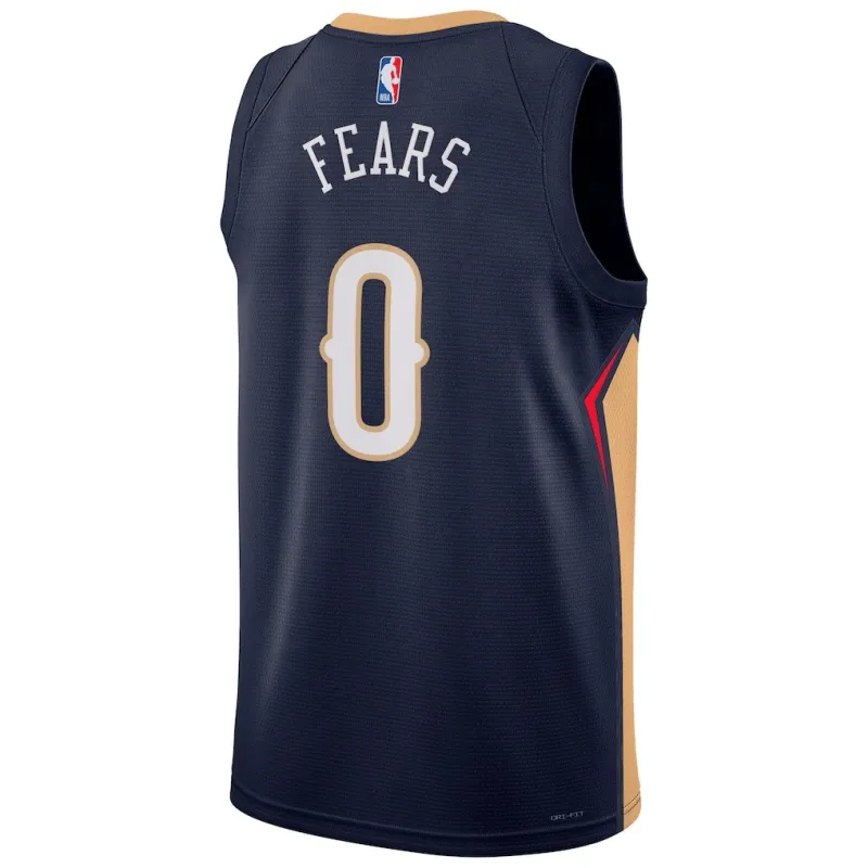 New Orleans Pelicans Jeremiah Felton Swingman Jersey - Icon Edition - Navy Blue