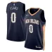New Orleans Pelicans Jeremiah Felton Swingman Jersey - Icon Edition - Navy Blue