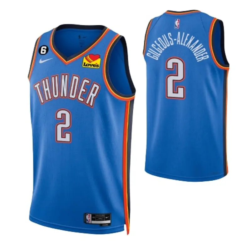 Shai Gilgeous-Alexander, Oklahoma City Thunder, 2022/23, blau