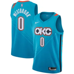 Russell Westbrook, Oklahoma City Thunder, 2018/19 City Edition, Blue