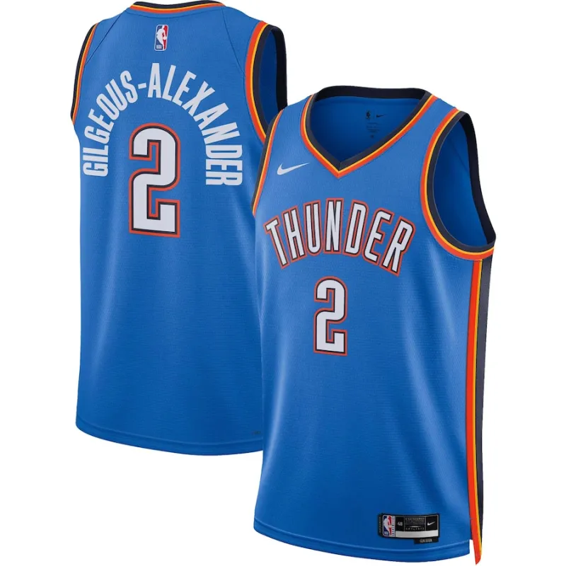 Shai Gilgeous-Alexander Oklahoma City Thunder Icon Edition, Blau