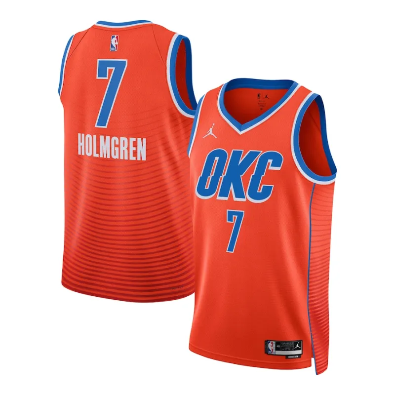 Chet Holmgren Oklahoma City Thunder Statement Edition, Orange