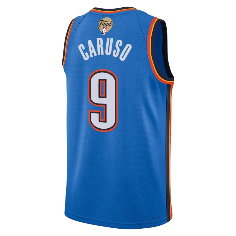 Maglia Swingman delle Finali NBA 2025 di Oklahoma City Thunder Alex Caruso - Edizione Icona - Blu