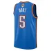 Oklahoma City Thunder Luguentz Dort 2025 NBA Finals Swingman Jersey - Icon Edition - Blue
