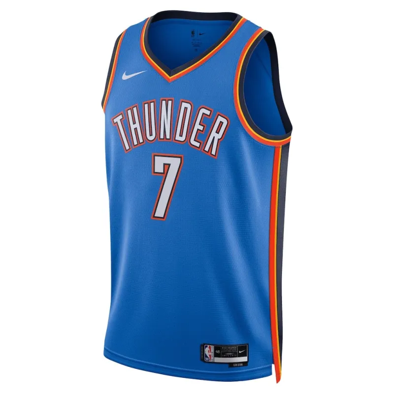 Oklahoma City Thunder Chet Holmgren 2025 NBA Finals Swingman Jersey - Icon Edition - Blue