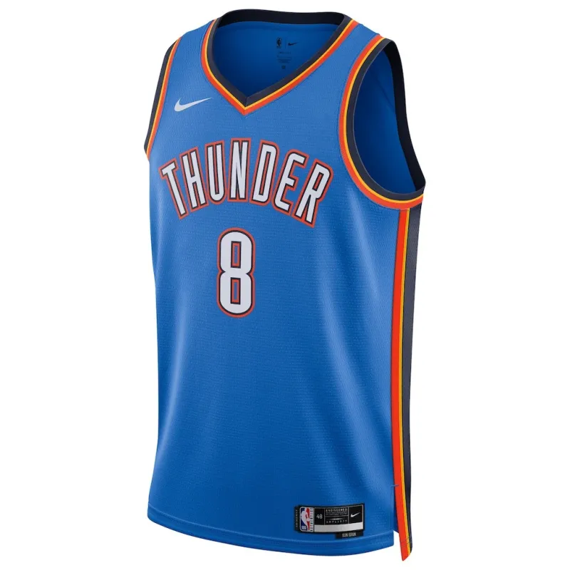 Maglia Swingman di Oklahoma City Thunder Jalen Williams - Edizione Icona - Blu