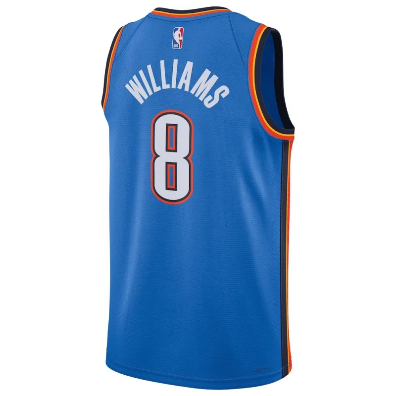 Maglia Swingman di Oklahoma City Thunder Jalen Williams - Edizione Icona - Blu