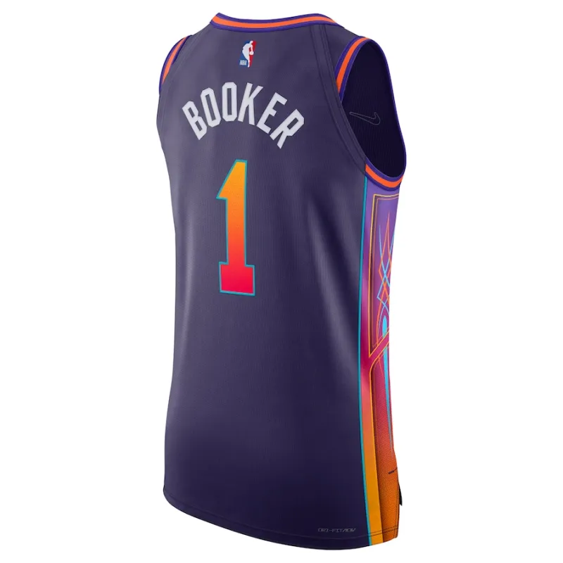 Devin Booker Phoenix Suns Jersey - City Edition - Purple