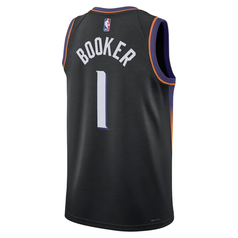 Phoenix Suns Devin Booker Swingman Jersey - Custom Edition - Black