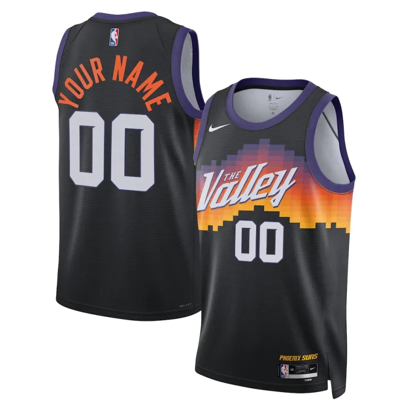 Phoenix Suns 2025/26 Swingman City-Edition Unisex-Trikot - Schwarz