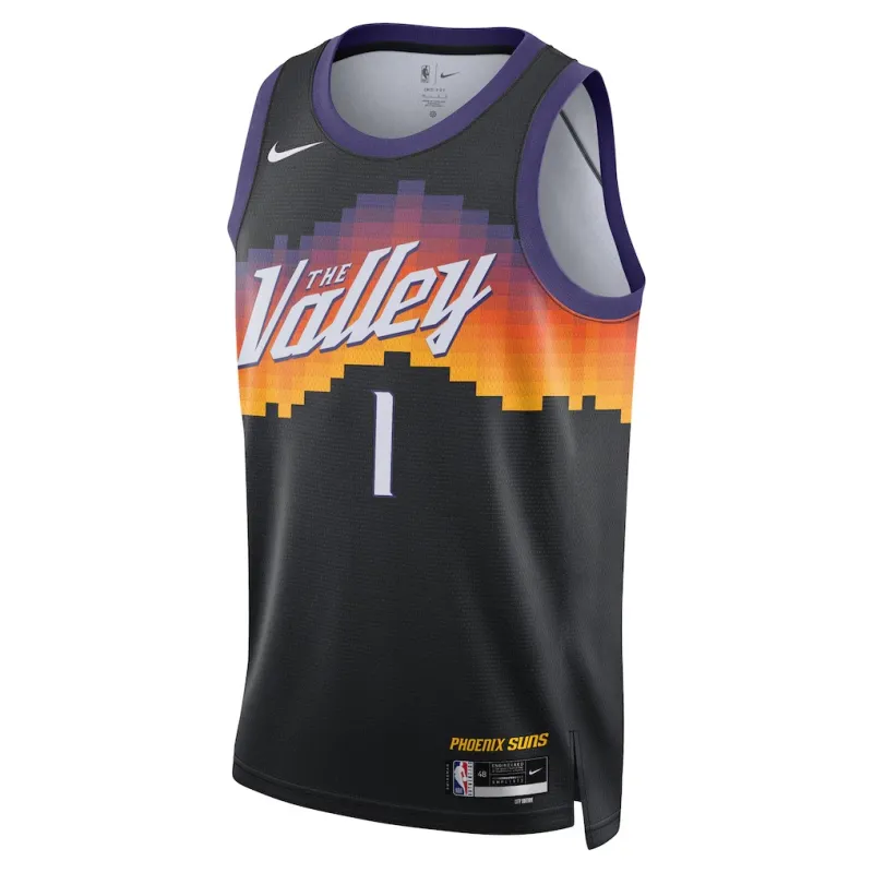 Phoenix Suns Devin Booker 2025/26 Swingman Trikot - Stadtedition - Schwarz