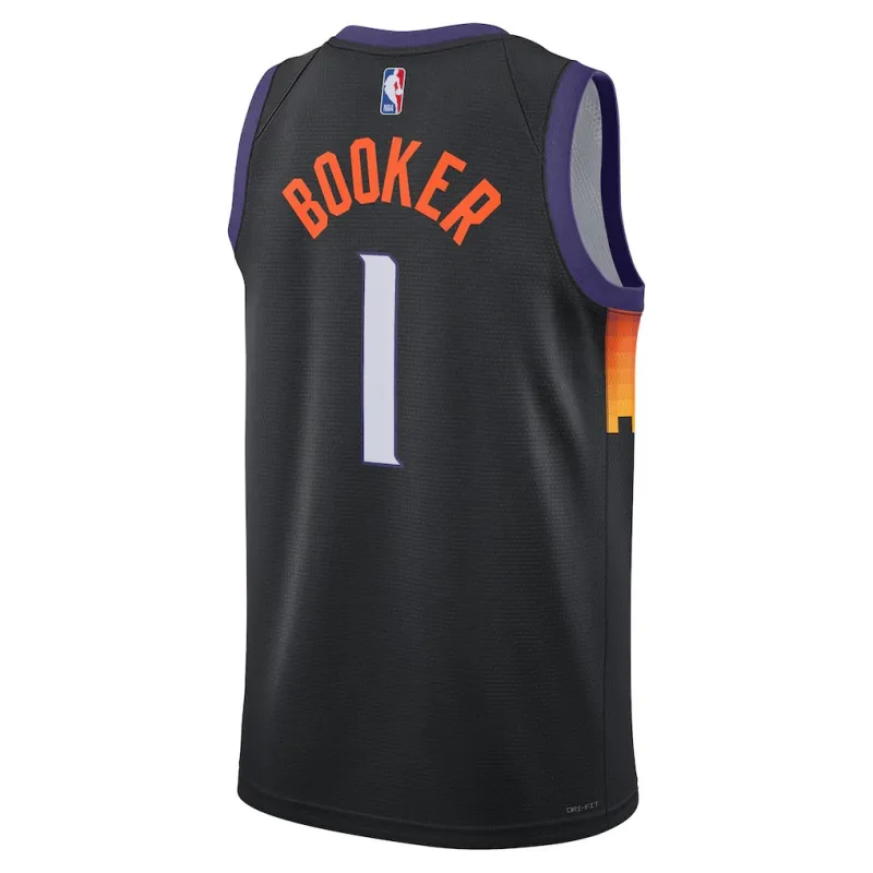 Phoenix Suns Devin Booker 2025/26 Swingman Trikot - Stadtedition - Schwarz