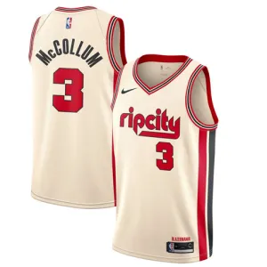 CJ McCollum, Portland Trail Blazers, 2019/20 City Edition, Off-white