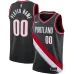 Portland Trail Blazers Angepasstes Jersey, Icon Edition, Schwarz