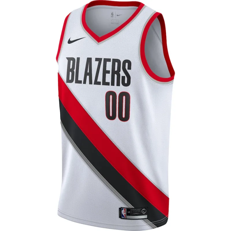 Portland Trail Blazers Angepasstes Jersey 2020/21, Association Edition, Weiß