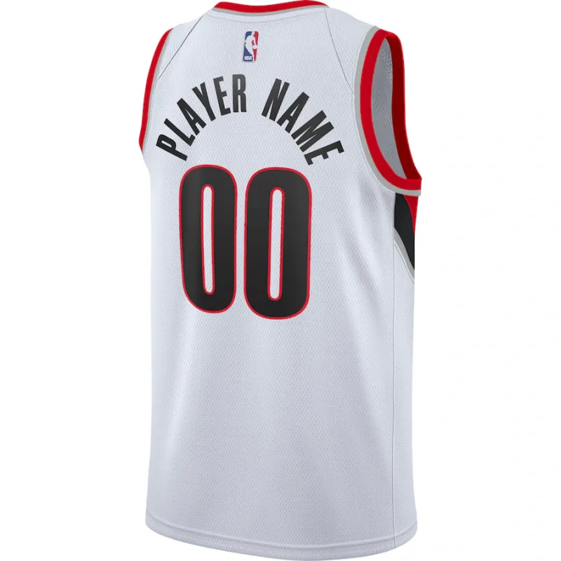 Portland Trail Blazers Angepasstes Jersey 2020/21, Association Edition, Weiß