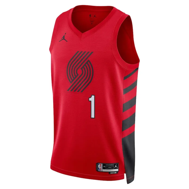 Anfernee Simons, Portland Trail Blazers, edición declaración, Rojo