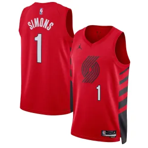 Anfernee Simons, Portland Trail Blazers, edizione dichiarazione, Rosso