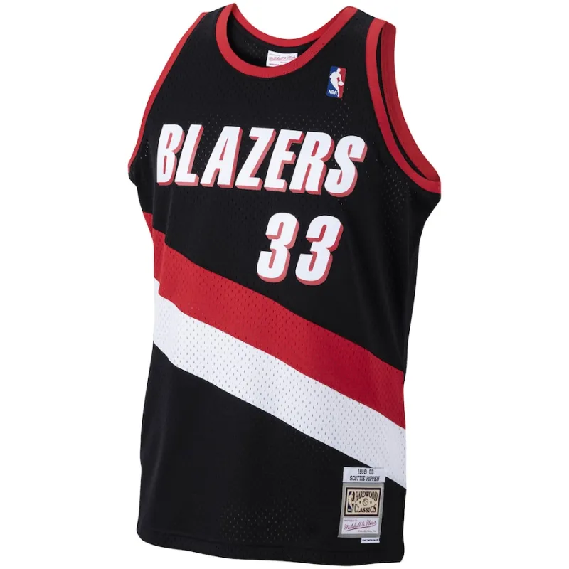 Scottie Pippen, Portland Trail Blazers, 1999/00 Legno Classico, Nero