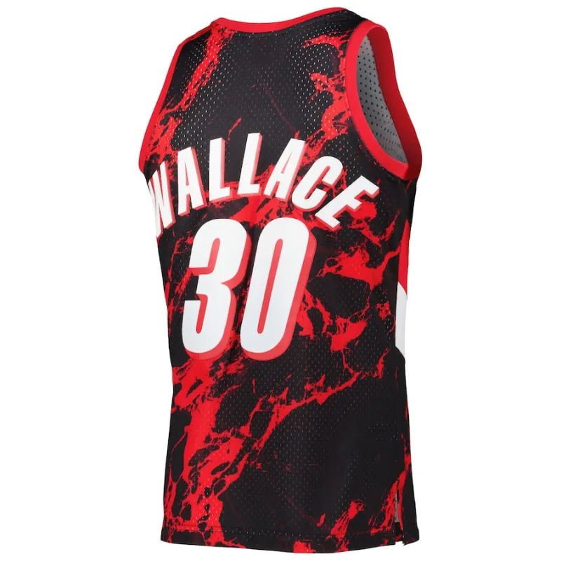 Rasheed Wallace, Portland Trail Blazers, 1999/00 Classic Marble, Black