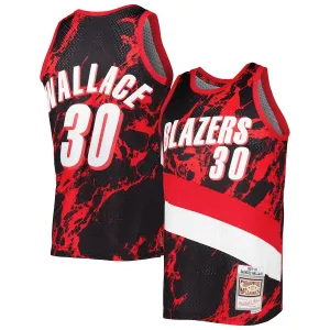 Rasheed Wallace, Portland Trail Blazers, 1999/00 Classic Marble, Black