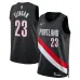 Portland Trail Blazers Donovan Clingan Swingman Trikot - Icon Edition - Schwarz
