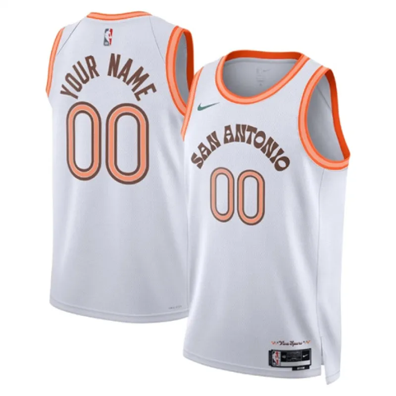 San Antonio Spurs. Édition de la ville 2023/24. Blanc