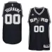 San Antonio Spurs. Edizione personalizzata. Nero