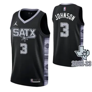 Keldon's jersey. San Antonio Spurs. 2022/23 City Edition. Green