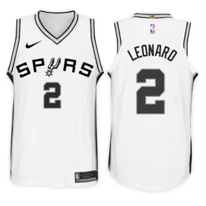 Kawhi Leonard. San Antonio Spurs. Association Edition. White