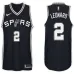Kawhi Leonard. San Antonio Spurs. Ikon. Schwarz