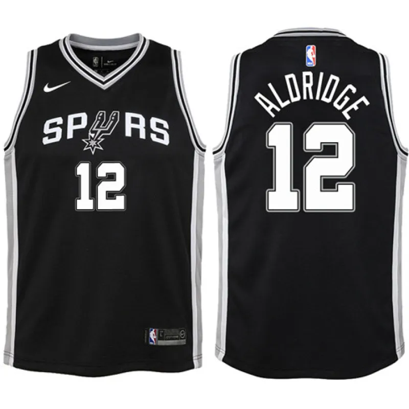 LaMarcus Aldridge. San Antonio Spurs. Icon. Black