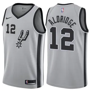 LaMarcus Aldridge. San Antonio Spurs. Grey