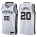 Manu Ginobili. San Antonio Spurs. Edizione associativa. Bianco