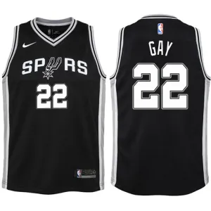 Rudy Gay. San Antonio Spurs. Icon. Black