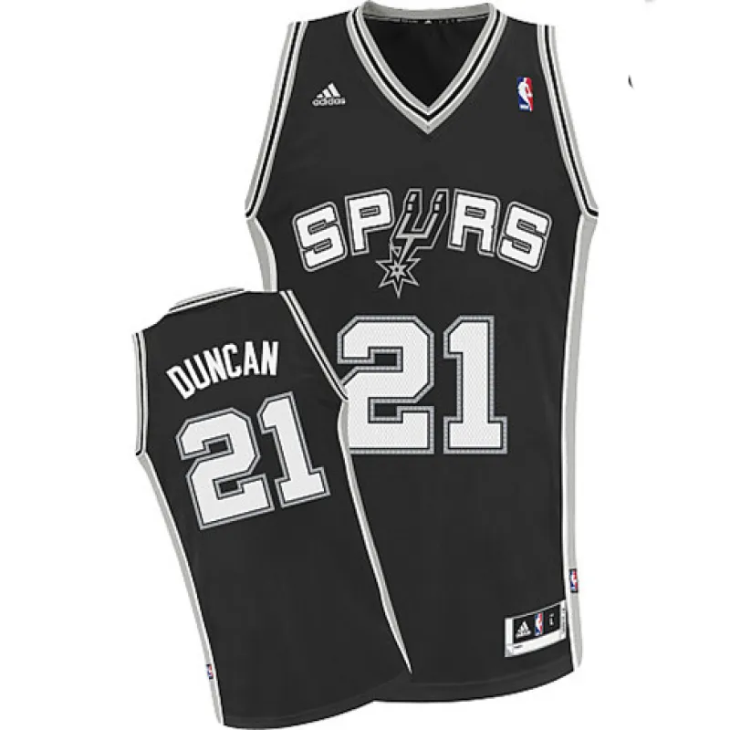 Tim Duncan. San Antonio Spurs. Nero