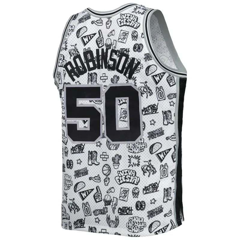 David Robinson, San Antonio Spurs, 1998/99, Bianco
