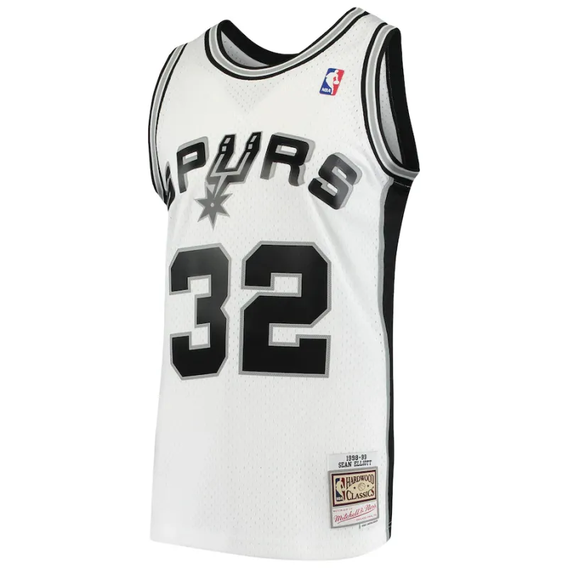 Sean Elliott, San Antonio Spurs, Édition Classique 1998/99, Blanc