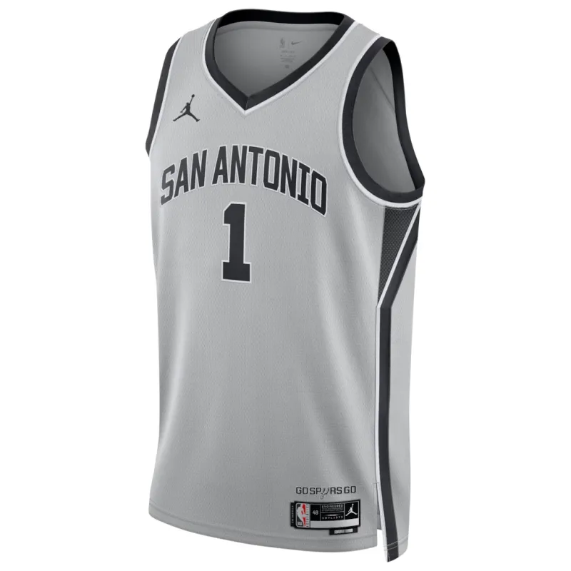 San Antonio Spurs Victor Wembanyama Swingman Trikot - Statement Edition - Grau